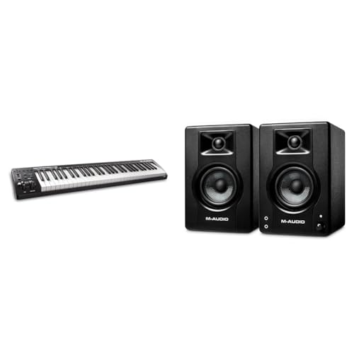 Clavier MIDI M-Audio Keystation 61MK3 et enceintes BX4 pour votre home studio musical
