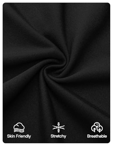 ZESICA Women's Off Shoulder Tops Bell Long Sleeve Shirts 2026 Spring Trendy Going Out Ruched Tight Fitted Y2K Clothes Black Small