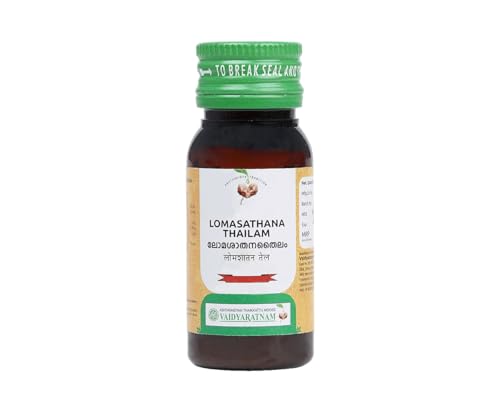 Image of Lomasathana Thailam | Ayurvedic Herbal Oil for Unwanted Hair & Skin Balance | External Application by VAIDYARATNAM