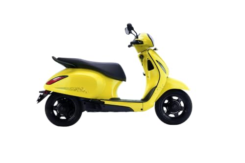 Image of Chetak C3001 by Bajaj Auto High Speed Electric Scooter with charger - Lime Yellow - Ex-Showroom