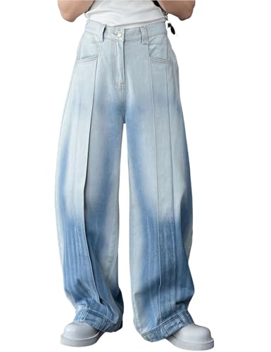 Y2K Baggy Jeans Hip Hop Skater Jeans Vintage Skateboard Pants Loose Fit Denim Jean