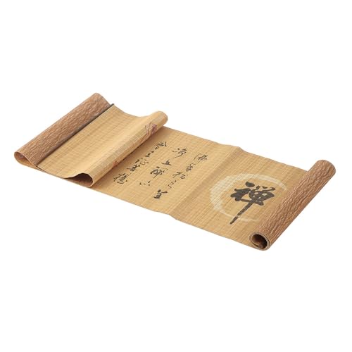 Chemin de table en bambou résistant à la chaleur et imperméable pour dîner