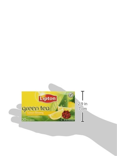 Lipton Lemon Ginseng Green Tea (20-Ct) (Pack of 3)