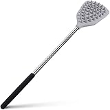 ROUNDS Back Scratcher Don't DamageYour Back Hard Silicon Protrusion Cream applicator Head spa Portable Extendable Telescoping