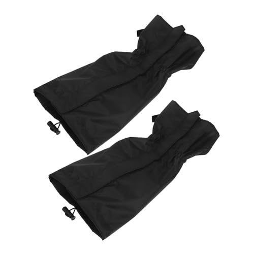 Garneck Djustable Boot Gaiters for Snowshoeing 2 Pack Leg Protectors for Men Waterproof Hiking Gaiters for Mud r