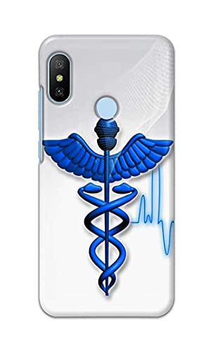 Image of Printed Hard Back Cover Case for Mi A2 Back Cover (Medical Doctor) -1803