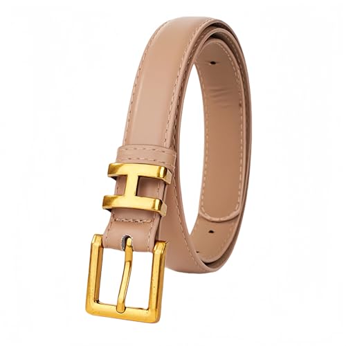 Women's belt, tight and elegant fashion classic metal buckle belt for formal jeans casual pants2