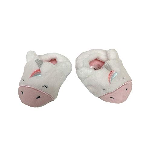 Child of Mine by Carters Unicorn Newborn Baby Slip-On Infant Prewalker House Shoes Crib Soft Sole Slippers