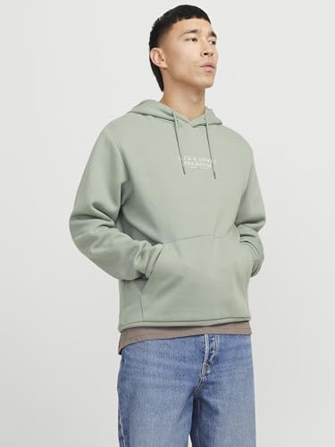 JACK & JONES Jprbluarchie Noos Sweat à Capuche pour Homme, Iceberg Green, S