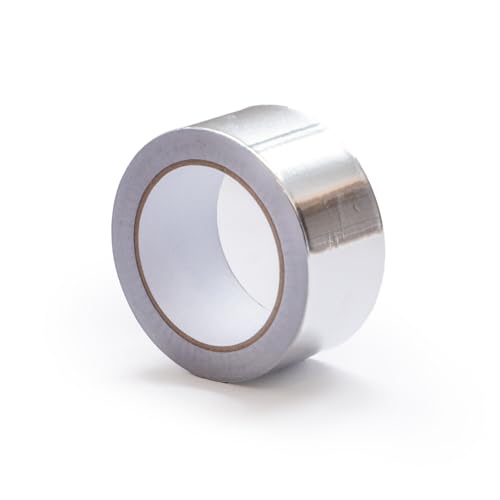 PRENDELUZ Aluminium-Klebeband, 50 x 10 m, hochfest, wasserdicht, ideal zum Abdichten, Reparieren und Isolieren von Oberflächen