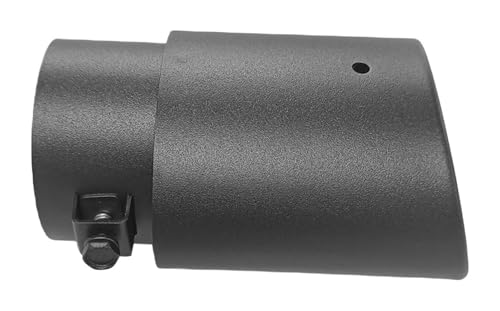 Coche Escape Cola Para VW Aleación Aluminio 1 Pieza Silenciador Escape Para Coche Interfaz Tubo 63 Mm Cubiertas Embellecedores Universales