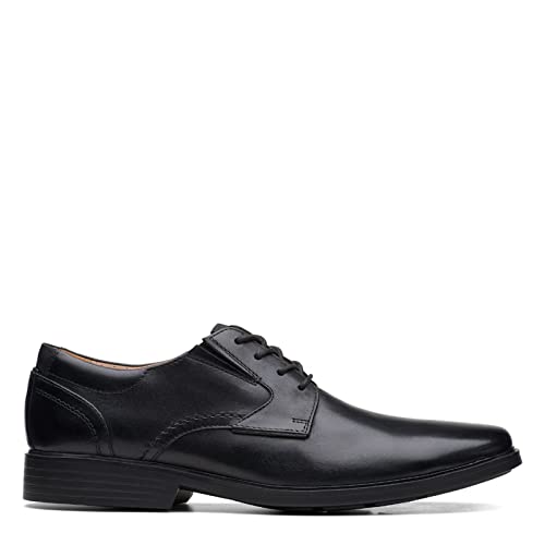 Image of Clarks Mens 26167892-black Leat Uniform Dress Shoe