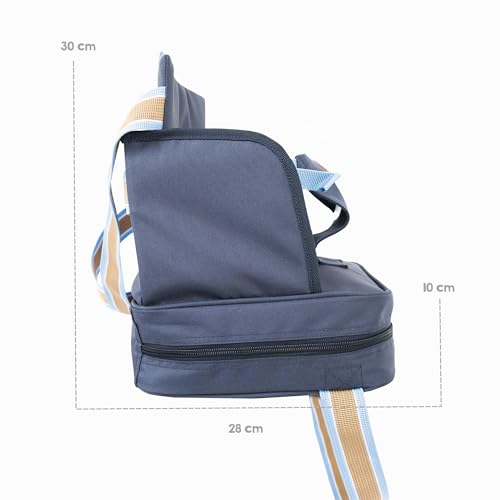 Miniatura 10 de Roba Alzador De Viaje Para Bebé - Asiento Elevador - De 6 Meses A 3 Años - Cojín Inflable - Para Uso En Casa Y Viajes - Adecuado Para Todas Las Sillas Con Respaldo