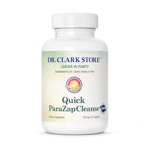 Dr Clark Store para-Zap – 520mg, 135 Capsules, Supports Digestive Health & Gut Balance