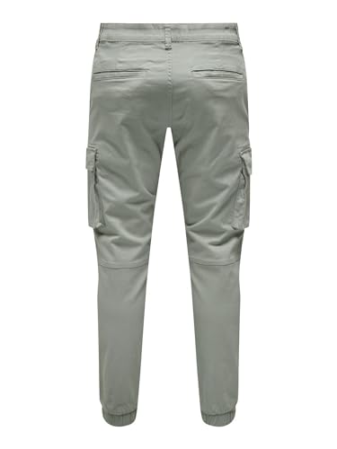 Only & Sons Herren Onscam Stage Cuff Pk 6687 Noos Cargohose, Wrought Iron,29W / 32L – Ansicht 3