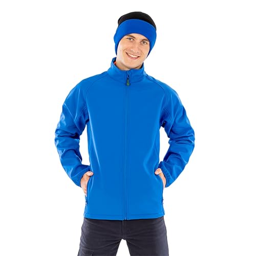 Result Genuine Recycled Mens Printable Soft Shell Jacket (L) (Royal Blue)