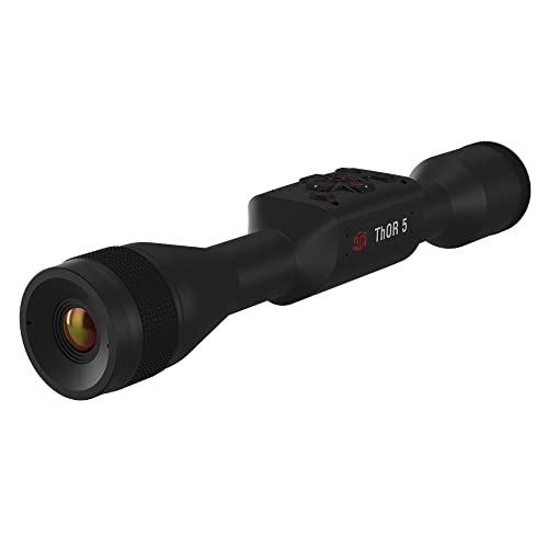 ATN Thor 5 Smart HD Thermal Scope w/Ultra Sensative Gen 5 Sensor, Video Rec, Ballistic Calculator, RAV (320x240; 3-12x) - theOpticGuru