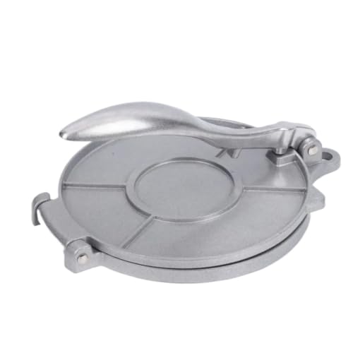 20cm Tortilla Press - Aluminum Alloy Manual Dough Press for Homemade Tortillas, Flatbreads & Pizza Bases