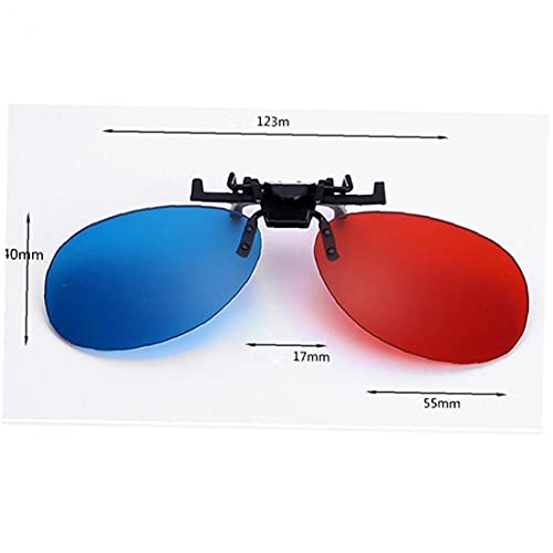 Movie Bril Multi Gebruik 3d Vision Bril Simple Style Red-blue Glazen En Brilclips Voor 3d Movie Game Tv Theater - Image 4