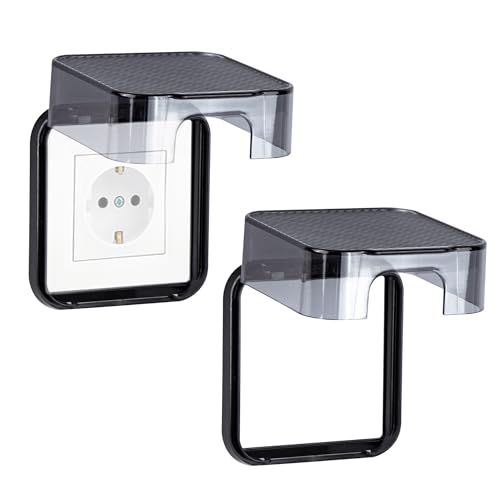 Set 2 Copri Presa Elettrica Impermeabili Tipo 86, Autoadesivi, Trasparenti, Protezione Per Bagno E Cucina - 5