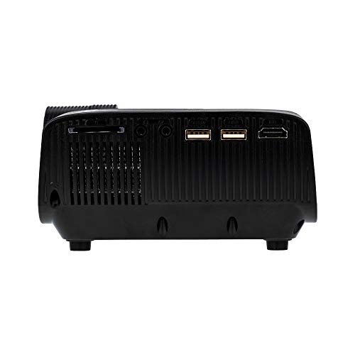 Mini Projetor Led Portátil Betec - 1600 Lumens - 130 Pol. - Tripé - Entrada Hdmi, Vga, Av-Rca e USB