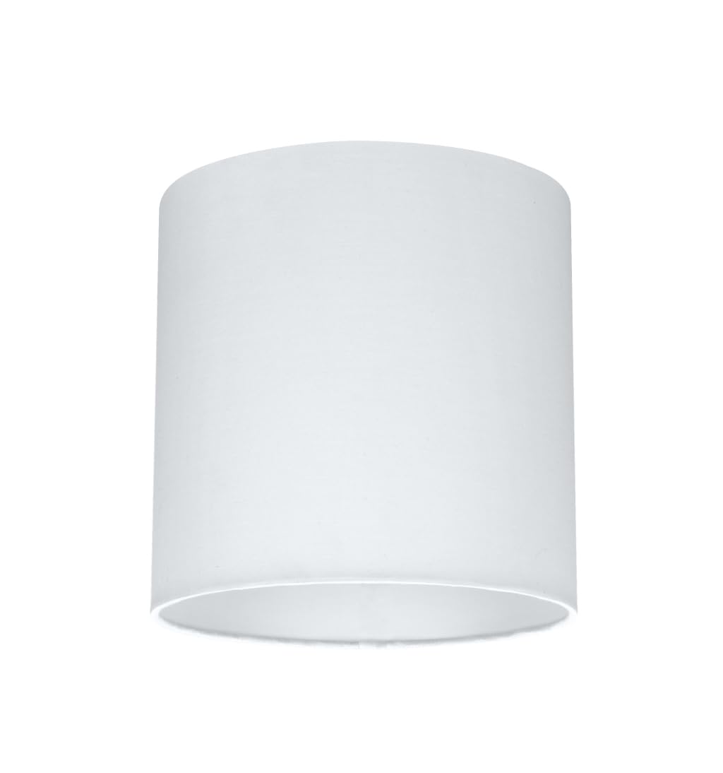 Aspen Creative 58302A, Drum Uno Lamp Shade, Off White, 8