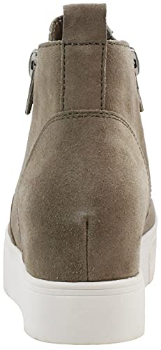 Steve Madden Women's Wedgie Mushroom Suede Fashion Sneaker 8 M US