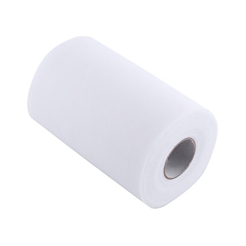 Rollo de tela de tul, carrete de rollo de tul de 6 pulgadas...