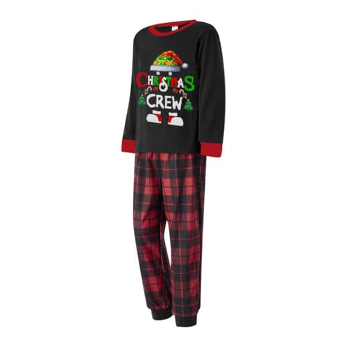 Radmire Matching Christmas Pajamas for Family, XMAS Holiday PJs Sleepwear Set Long Sleeves and Pants4