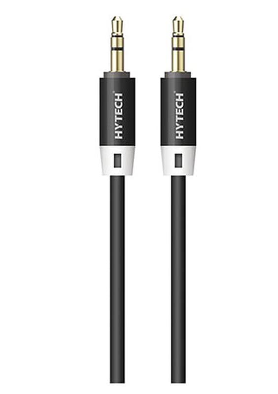 Hytech HY-X70 - Cavo audio stereo da 3,5 mm, lunghezza 1 m, colore: Nero