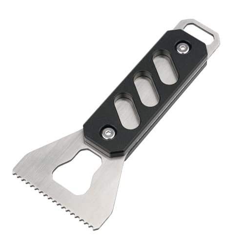 TOOLCOOL Stainless Steel Wood Glue Applicator Glue Spreader Notched Adhesive Spreader Reusable Tool for Woodworking