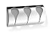 Produktbild ZACK 40237 "GENIO" Handtuchklemmleiste, Edelstahl hochglänzend, 2.5 x 15 x 7.5 cm