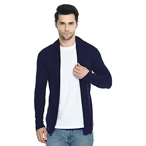 Image of Premium Men's Cotton Open Shrug | Full Sleeve Cotton Open Long Cardigan for Men | Best for Casual Wear, Fashion Wear.