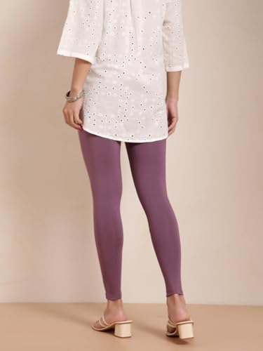 Image of TWIN BIRDS Women Viscose Ankle Leggings | Stretchable Kurti Wear Bottom
