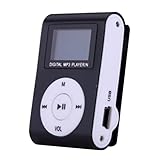 Dise?o elegante y elegante: reproductor de MP3 con estuche y clip compacto; La caja de metal es fácil de cortar a cualquier cosa.