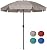 AMMSUN Patio Umbrella Market Table Umbrella 6.5 ft Tilt Steel Pole UPF50+ Protection, Umbrellas and their Parts Great for Outdoor Garden Backyard, Beige