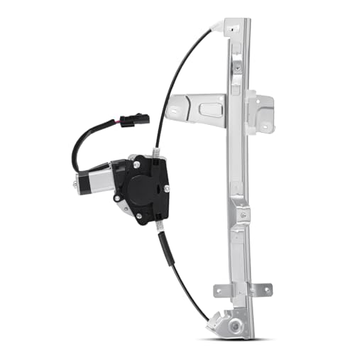 YHTAUTO Front Driver Side Power Window Regulator With 2-Pin Motor Assembly Compatible with Jeep WJ Series Grand Cherokee 2000-2004 Sport Utility