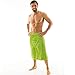 Produktbild aqua-textil Wellness Saunakilt Herren 70 x 160 cm grün Baumwolle Saunasarong Frottee Kilt kurzer Schnitt