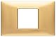 VIMAR SERIE Wandhalter – Platte 2 Modul Central Gold matt