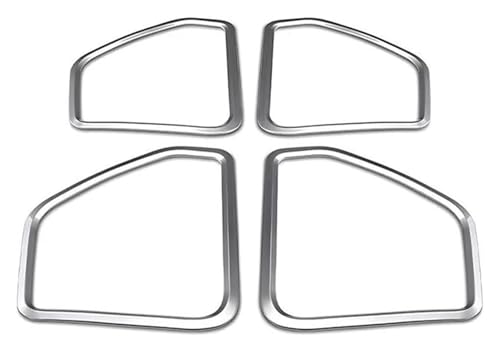 Cadre de Haut-Parleur de Porte Porsche Macan garniture centrale acier argenté 2015