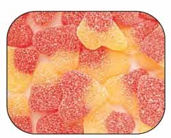 Gummy Peachy Hearts 2 LBS miniatura 1
