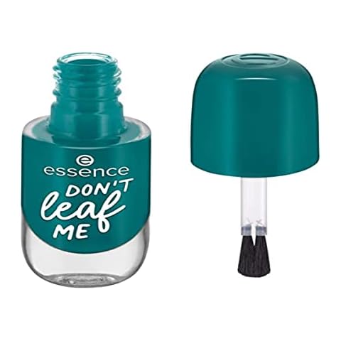 essence gel nail colour, Gellack, Nagellack, Nr. 19 DON'T leaf ME, grün, Expressergebnis, langanhaltend, farbintensiv, gelig, glänzend, ohne Aceton, vegan, Mikroplastik Partikel frei (8ml) Cover