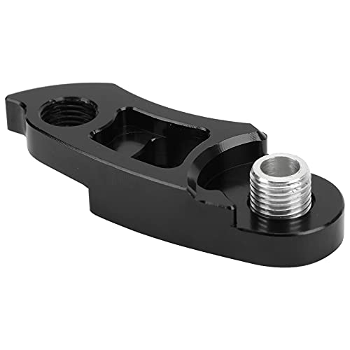 Keenso Rear Derailleur Hanger, Rear Derailleur Hanger Aluminum Tail Hook Extension Extender for Mountain () and Road Bike(Black) & Parts
