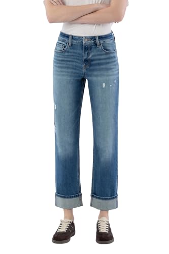 Image of VERVET Women's Victoria High Rise Straight Leg Jeans