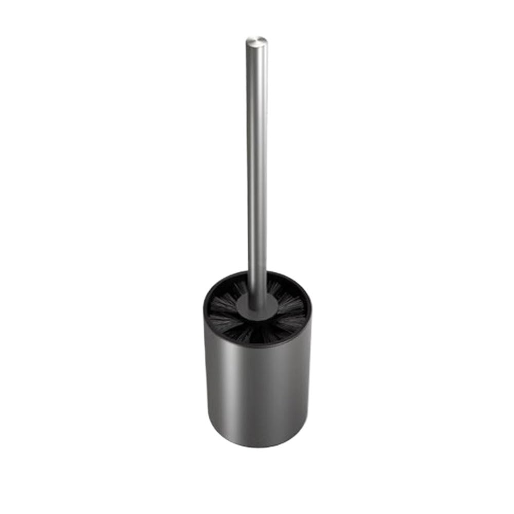 Toilet Bowl Brush Bathroom Wall Mounted Stainless Steel Toilet Brush with Plastic Bristles