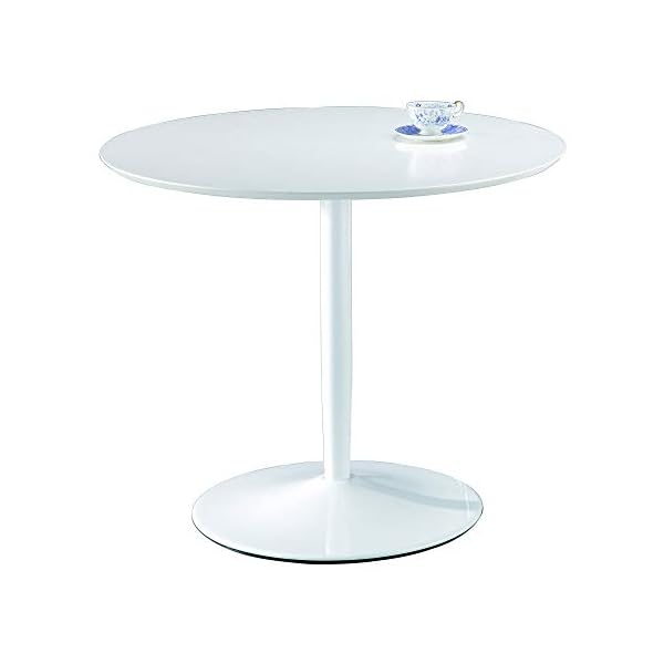 ASPECT Kuros Dining Round Table Glass Top with Chromed Base