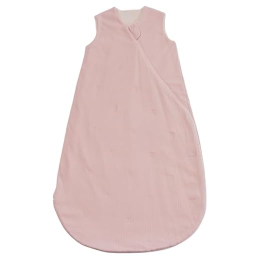 Loulou Lollipop Tencel Lyocell Wearable Baby Blanket Sleeping Bag, Unisex Infant Toddler, 1.0 TOG, 2-Way Zipper Girl Boy Sleepsack (Waffle Blush Pink, 6-18 M)