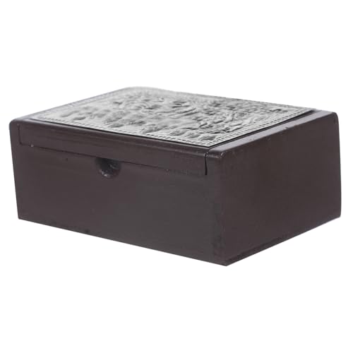 DOITOOL Wooden Recipe Storage Box Kitchen Countertop Organizer Large Storage Case for Cookbooks Present for Chef and Home