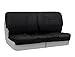 Coverking Custom Fit Rear 50/50 Split Bench Seat Cover for Select GMC Yukon XL 1500/2500 Models - Neosupreme Solid (Black)