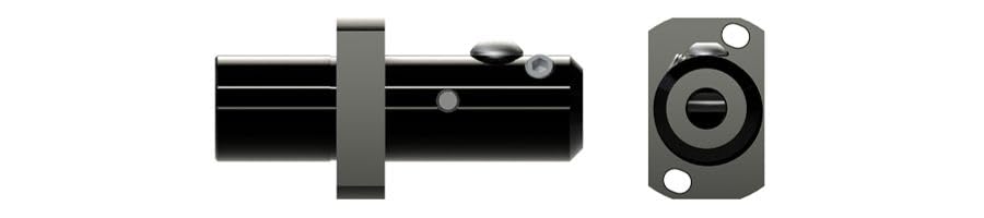 Micro 100 QZST-522L-SW20 Star SW-20 Holder - Quick Change, 5/16" Internal Dia, 2" Reach, 22 mm Shank Dia, 2-63/64" OAL,